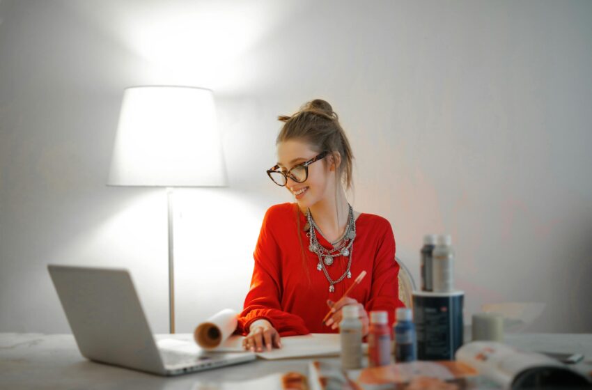  Organização da mesa do Home Office