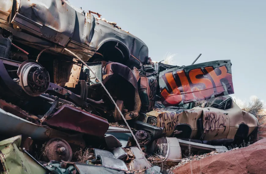 Tipos de materiais encontrados no ferro velho