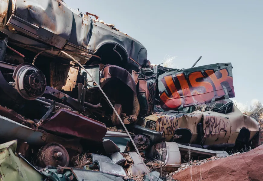 Tipos de materiais encontrados no ferro velho